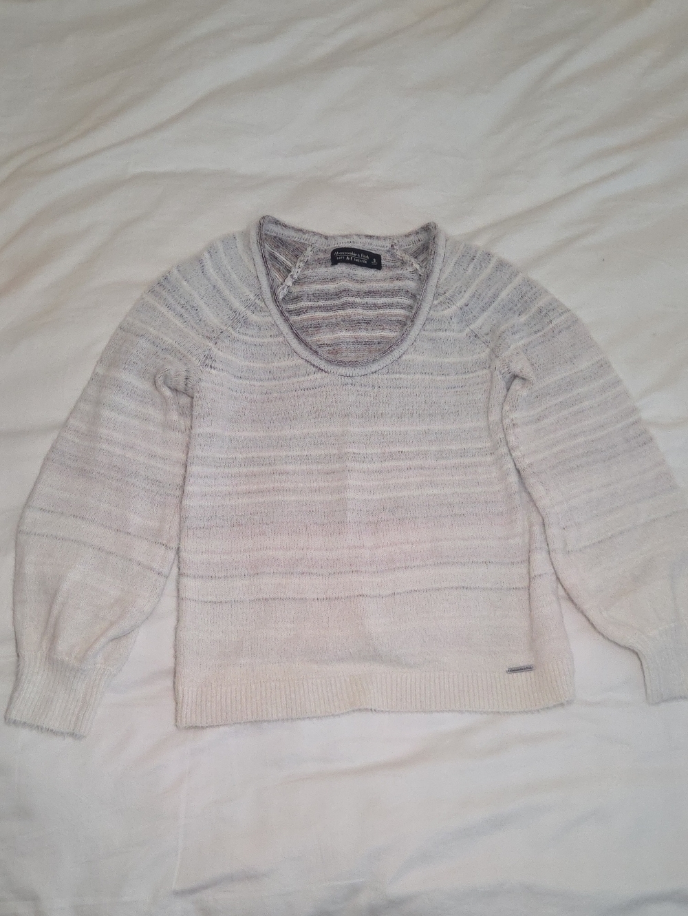 Abercrombie & Fitch Light Heathered Crewneck Sweater